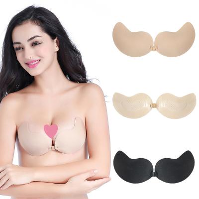 China Nubra One Piece Sexy Women Strapless Backless Nipple Covers Sticky Lift Breasts Invisible Self Adhesive Bra Lift Up Silicone Bra for sale