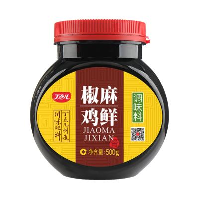 China Suitable for Chinese Sichuan pepper preparation cold and numbing dish spicy sauce with chicken flavor for sale