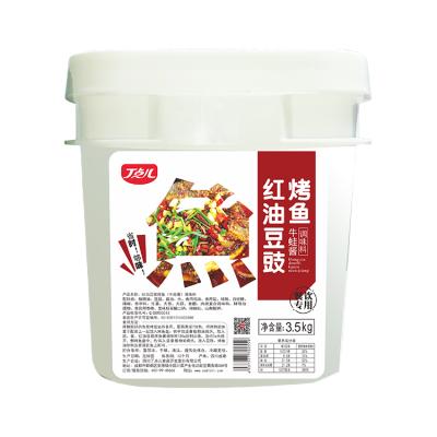 China For Grilled Fish or Bullfrog Soybean Chinese Spicy Fermented Bean Flavored Sauce for Spicy Grilled Fish for sale