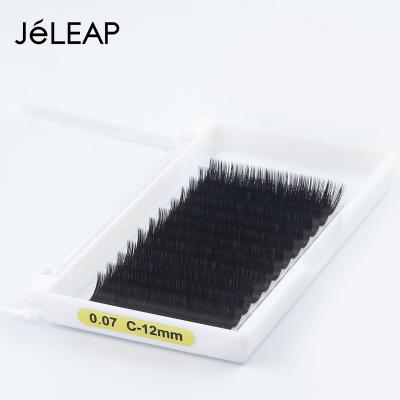 China Light Wholesale lashes Handmade Classic Silk Mink Eyelash Volume Extensions Lashes One by One Eyelash Extension soft eyelash extension for sale