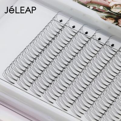 China Light magnetic lashes Eyelash extension supplies premade eyelash extensions OEM curl 8-18mm 3d fan eyelash extension for sale