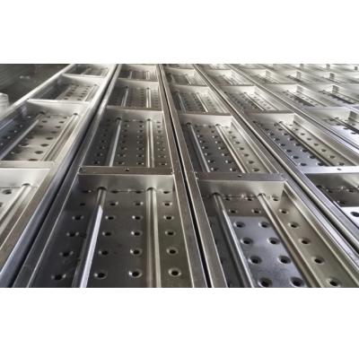 China Q195 Steel Coil Scaffolding Walkway Plank Panel Dimensions For Oil And Gas Projects for sale