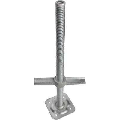 China heavy duty adjustable base construction jack as1576 construction scaffolding building material for sale