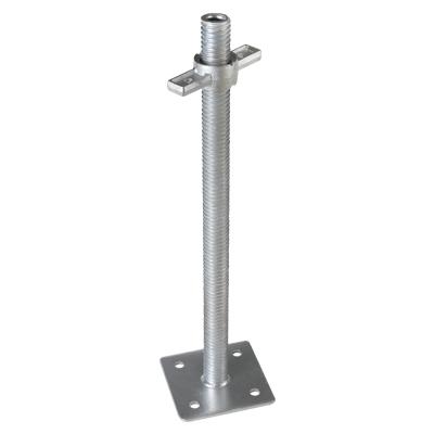 China Construction Adjustable Cavity Jack Base Scaffolding Weight Price for sale