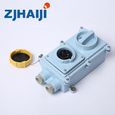 China Marine RSIL2-2 792771 Yellow IEC Marine Watertight Switch With Plug for sale