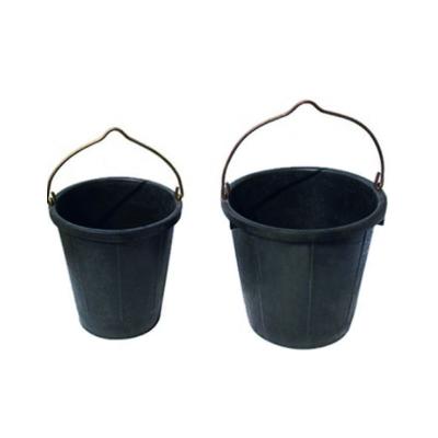 China IMPA 590611 Marine Neoprene Rubber Bucket Brass Handle 10ltr for sale