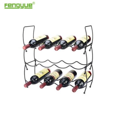 China Fengyue Sustainable Minimalist Contemporary Sustainable Wine Bottle Storage Racks for sale