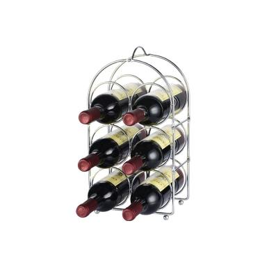 China Metal Wine Racks Wine Bottle Display Rack Sustainable Wine Glass Rack for sale