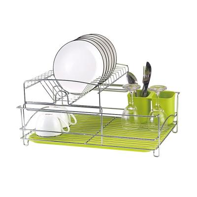 China Wholesale High Quality Sustainable Stainless Steel Dish Drying Kitchen Dish Drainer Rack for sale