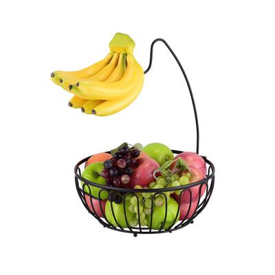 China Fengyue Durable High Quality Viable Metal Fruit Basket Holder For Kitchen for sale