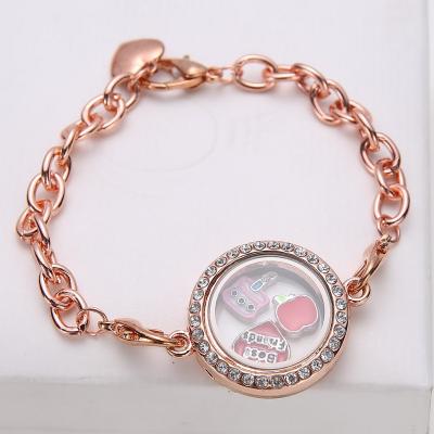 China Hot Sale Fashionable New Design Ladies Buckle Bracelet Gold Round Chain Bracelet for sale