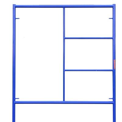 China Industrial Mason Frame Scaffolding Step Ladder Scaffolding Walk Through Steel Frame Door Flat Type for sale