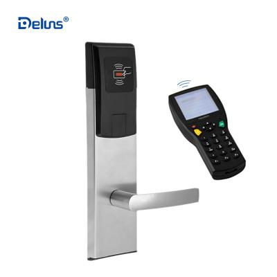 China Deluns Wide APP Hotel Lock Management System Software Access Control M1 Rfid Smart Card Online Digital Wireless Security for sale