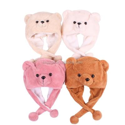 China JOINT Hats Animal Hats Winter Bear Design Animal Hats / Kids Winter Animal Hats for sale