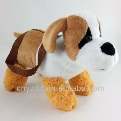 China Plush Animal Shape Bag / Plush Stuffed Animal Toy Dog Bag /Plush Handbag for sale