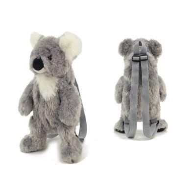 China Stuffed Cartoon Plush Kangaroo Koala Backpacks Kindergarten Bags For Little Kids Bag Girl Cartoon Cute Children School Bags for sale