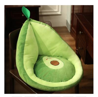 China Stuffed Plush Cushion Pillow for Different Types of Kids and Adults, Avocado, Watermelon and Peach for sale