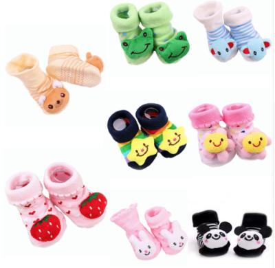 China Plush Newborn Baby Booties Shoes Plush Warm Boot for sale