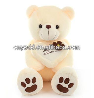 China White Stuffed Plush Bear/Stuffed Teddy Bear/Handmade Stuffed Plush Toy Bear for sale