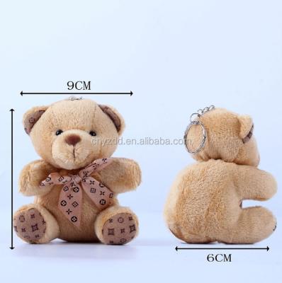 China cute plush plush toy key chain/cute plush bear key chain/plush key chain toy for sale