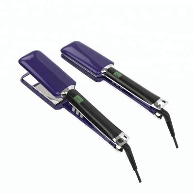 China Professional RV OEM Customized Private Label Hair Iron 68W Plate Super Wide Flat Hair Straightener for sale