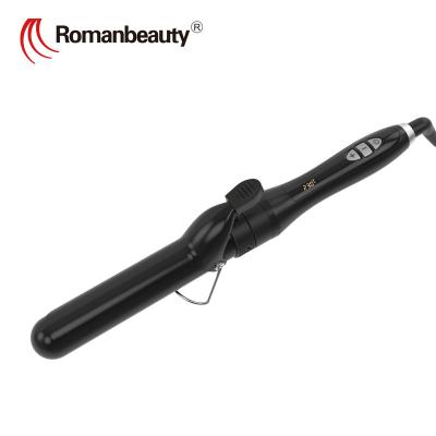 China For Newcomers Home Use 5 Magic Wand 80W LCD Display Professional Salon Curler Hair Barrels Ceramic Hair Curler Display Magic Wand for sale