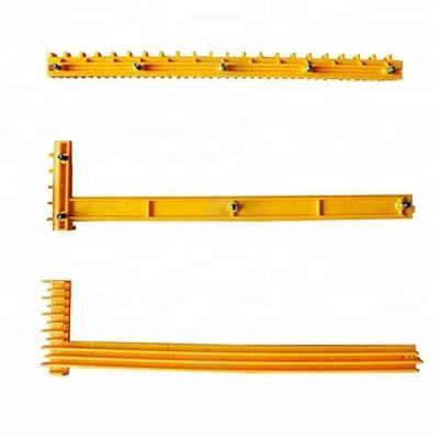 China Demarcation Strip for Hyundai Escalator parts S645B201,L:407* W:29,Yellow,Left à venda