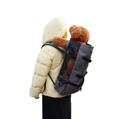 China Breathable Pet Carrier Bag Backpack Suitable For Small Dogs Pet Carrier Backpack for sale