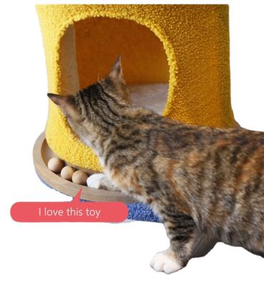 China Viable Wholesale Manufacturer Customized Big Pet Cat Sisal Scratching Tree House Eco-friendly Cat Tree for sale