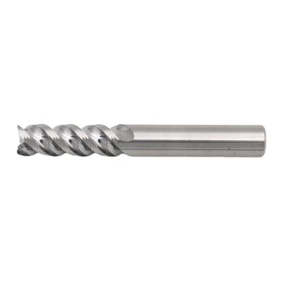 China Side Face Step Shoulder / Carbide CNC Milling Cutter Solid Slot End Mill Straight High End 3 Flute End Mill For Aluminum for sale