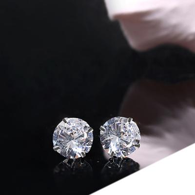 China FASHIONABLE Hot Selling Custom Jewelry Size 925 Sterling Silver Zircon Earrings Gift for sale