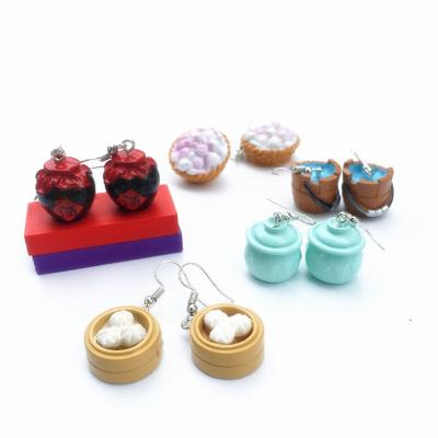 China 2021 Cute Fashionable Designer Luxury Trendy Resin Stud Earrings For Women for sale