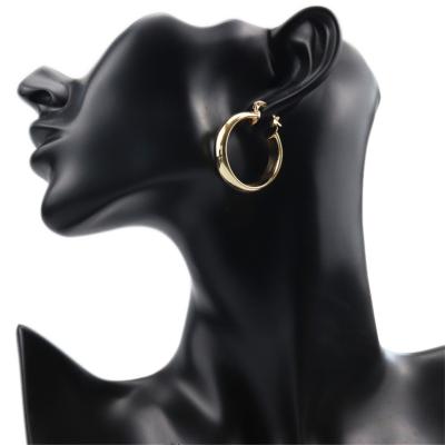 China FASHION Cartilage 6Mm Mini Chunky Gold Hugging Double Hoop Earrings For Women for sale