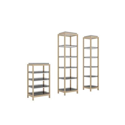 China Double Sided Hot Sale Miniso Retail Store Food Rack Supermarket Snacks Display Racks And Bag Display Rack for sale