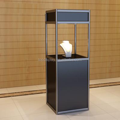 China Jewelry display factory retail store wholesale jewelry glass showcase and different sizes and styles of display racks can be customized for sale