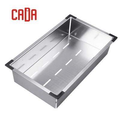 China Stainless Steel Kitchen Sink Sustainable Drain Basket for sale