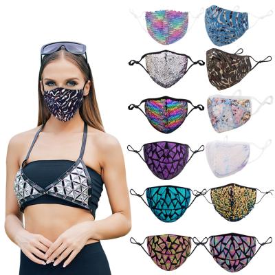 China African Adult Lace Ear Cling Hanging Face Mask Print Gauze Double Cotton Anti Dust Face Masks for sale