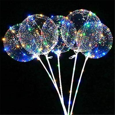 China Advertising Toy Toy/Gift/Pomotional Toy/Wholesale Bobo Decoration Balloon 18 Inch Light Led Balloon For Christmas Wedding Party Decoration for sale