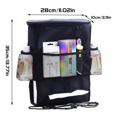 China Hot Selling Space Saving Auto Parts Car Backseat Pocket Insulated Storage Bag Travel Storage Bag Container for sale