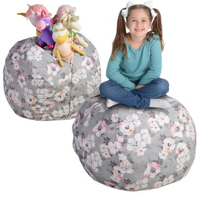 China (Size) Adjustable Hot Popular Plush Toy Storage Bean Bag On Sale for sale