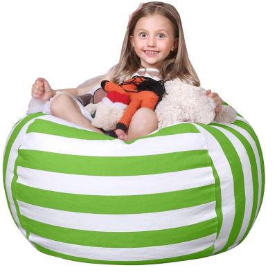 China Popular Plush Even Toy Storage Bean Bag With Removable Cover On Sale for sale