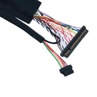 China Good quality conductivity stable lvds cable 40pin lcd cable assembly custom display cable for sale