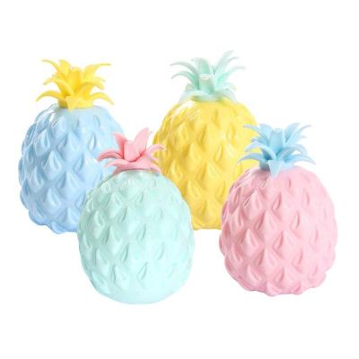 China Soft Toy High Quality Custom Wholesale Mesh Stress Ball Pineapple Stress Ball for sale