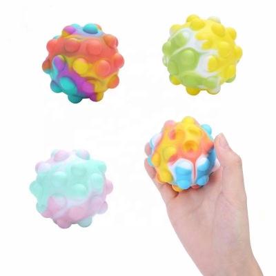 China Push Noise Bubble Ball for Kids and Adults China Made Relaxing Busy Sensory Balls Hand Hook Toy Ball Push Bubble Ball for sale