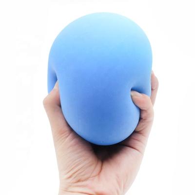 China Eco-friendly custom made giant tpr classic giant stress relief ball squeezing ball pva filled stress ball toy for sale