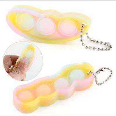 China New Product Baby Stretchy Sensory Simple Gift Toy Bubble Push Decompression Portable Head String Toy for sale