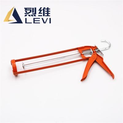 China Building Base Orange Silicone Sealant Skeleton Caulking Gun For Guangdong Hardware Tools for sale