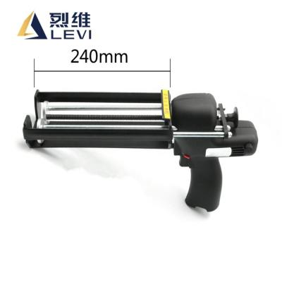 China Decorative 1:1 400ml Cartridges Electric ABS Dual Battery Caulking Gun for sale