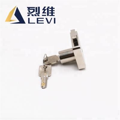 China Contemporary Universal Brass Dimple Key 338N-22 Computer Latch Furniture Drawer Zinc Alloy Thick Lock For Drawer for sale