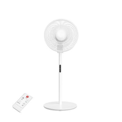 China China Hot Sale Household Mini Oscillating Dual Blade Floor Stand Remote Control And Lifting Pedestal Fan With Remote - 10-Inch for sale